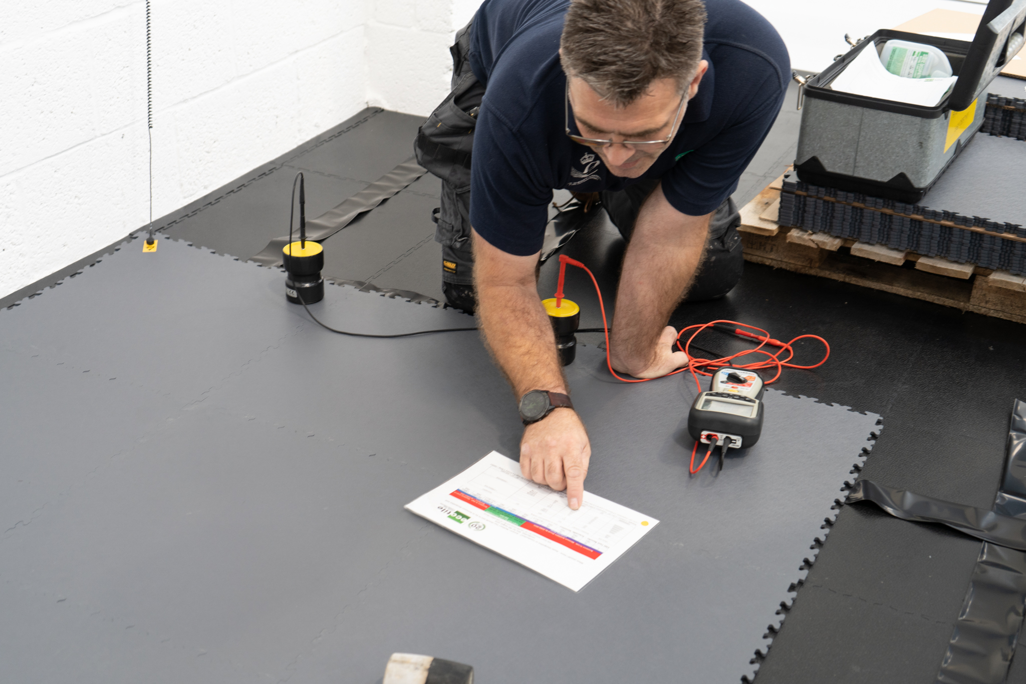 Ecotile ESD: pavimento para el control electrostático